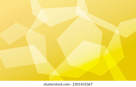 gelbe geometrische Formen mit weichem Farbverlauf-abstraktem Hintergrund