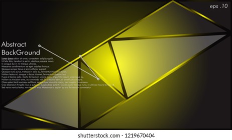 yellow geometric texture. Abstract background vector can be used in cover design, book design, website background, banner, poster, advertising.