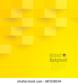 Yellow geometric texture. Vector background can be used in cover design, book design, website background, CD cover, advertising.