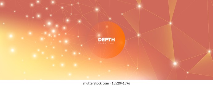 Yellow Geometric Wallpaper. Technology Texture. Big Data Social. Light Triangles Banner. Red Polygonal Connection. Technology Pattern. Big Data Server. Coral Poster. Light 3d Minimal Architecture.