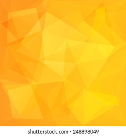 Yellow geometrical abstract background