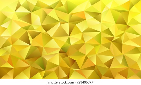 Yellow geometrical abstract irregular triangle background - polygon vector illustration from colored triangles
