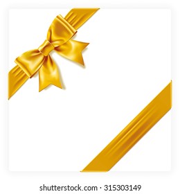 Yellow Gift Bow