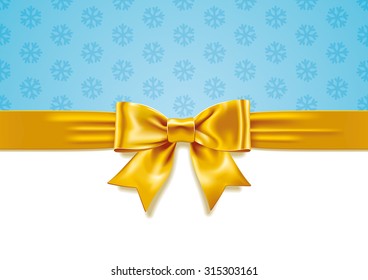 Yellow Gift Bow