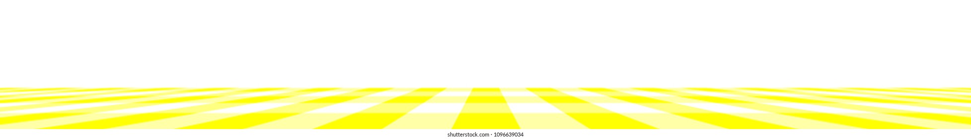 Yellow Gingham pattern. Texture from rhombus/squares for - plaid, tablecloths, clothes, shirts, dresses, paper, bedding, blankets, quilts and other textile products. Vector illustration.