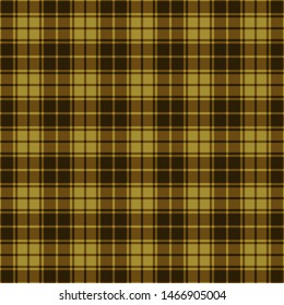 Yellow Gingham seamless plaid pattern