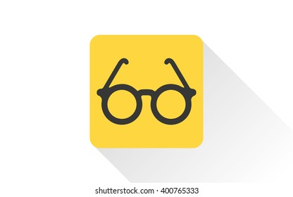 yellow glasses icon