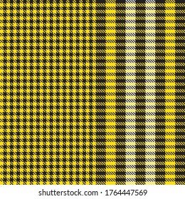 Yellow Glen Plaid textured seamless pattern suitable for fashion textiles and graphics