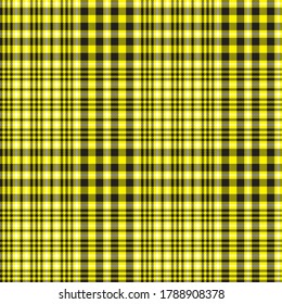Yellow Glen Plaid textured seamless pattern suitable for fashion textiles and graphics