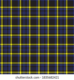Yellow Glen Plaid textured seamless pattern suitable for fashion textiles and graphics