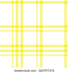 Yellow Glen Plaid textured seamless pattern suitable for fashion textiles and graphics