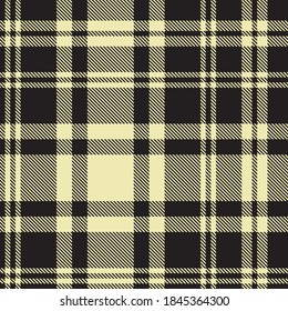 Yellow Glen Plaid textured seamless pattern suitable for fashion textiles and graphics