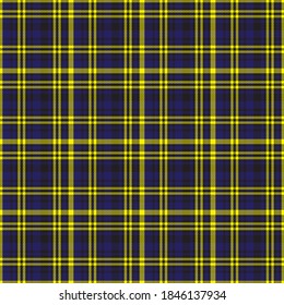 Yellow Glen Plaid textured seamless pattern suitable for fashion textiles and graphics