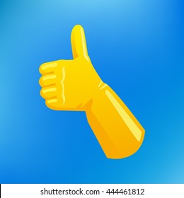 Yellow glove