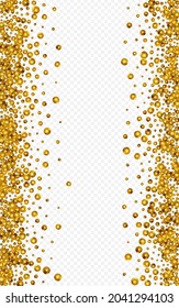 Yellow Glow Vector Vector Transparent Background. Paper Shine Postcard. Gold Dot Golden Pattern. Splash Art Invitation.