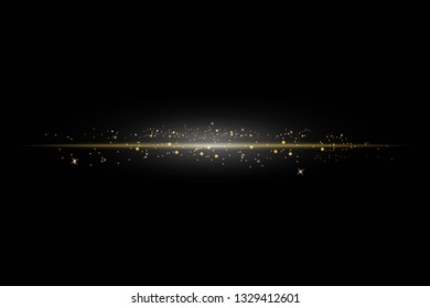 Yellow glowing light burst explosion on transparent background. Vector illustration light effect decoration with ray. Bright star. Translucent shine sun, bright flare. Center vibrant flash