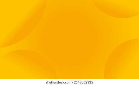 Fondo de oro amarillo abstracto con gradiente de Formas circulares. 