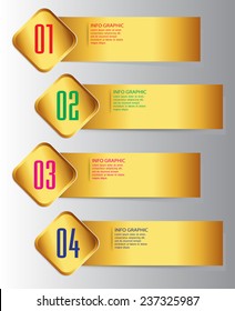yellow gold color modern text box template for website computer graphic and internet, numbers.