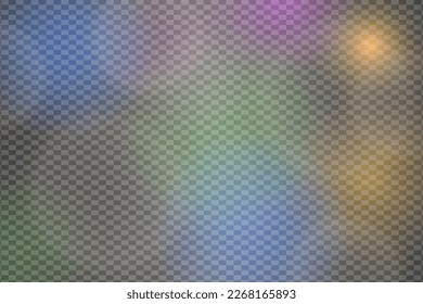 Yellow and gold glowing light explodes on a transparent background. Glittering magical dust particles. Bright Star. Transparent shining sun, bright flash
