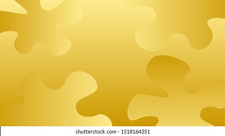 yellow gold gradient with blob free form shape, golden blob shape for background, trendy light disco in geometric fluid splash concept, blob fluid yellow gold bright for banner copy space