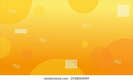 Fondo de composición de Formas geométricas de gradiente de oro amarillo.