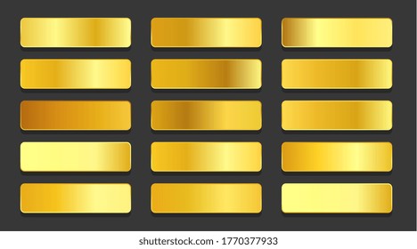 metallic design gold gradients