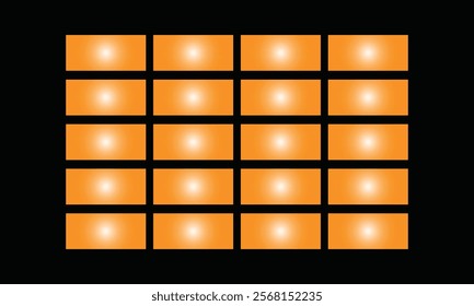 Yellow gold gradients metallic gradients set