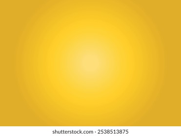 Fondo de gradiente radial amarillo o dorado