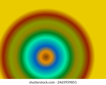 Yellow, golden, blue, green, brown and red color combination gradient background design.