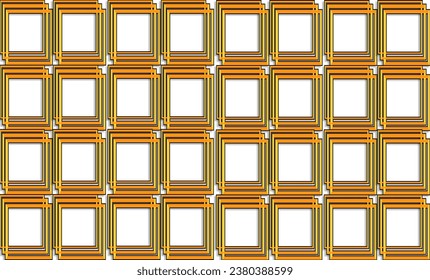 Yellow golden wall block, seamless pattern with yellow gold squares block arrange as wall design for fabric printing or wallpaper or background