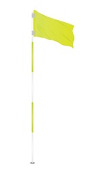 Yellow Golf Flag. Vector Illustration
