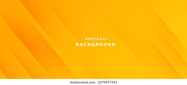 Yellow gradient abstact background with dynamic stripe lines vector