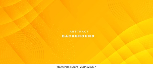 Yellow gradient abstact background with dynamic stripe lines vector