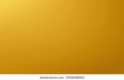 Yellow Gradient abstract background. Gold background. Space for text. Colorful graphic. Vector illustration.