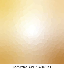 Fondo de degradado amarillo. Fondo colorido. Papel pintado con motivos de cristal. Fondo polígono. Imagen vectorial.