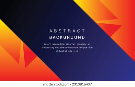Diseño de fondo de gradiente amarillo. Diseño de textura de fondo abstracto de vector naranja. ilustración vectorial de fondo abstracto 