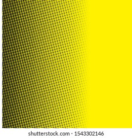 the yellow gradient background with dots style pattern