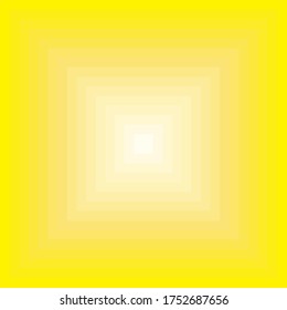 Yellow gradient background. Yellow gradient square. Vector illustration.