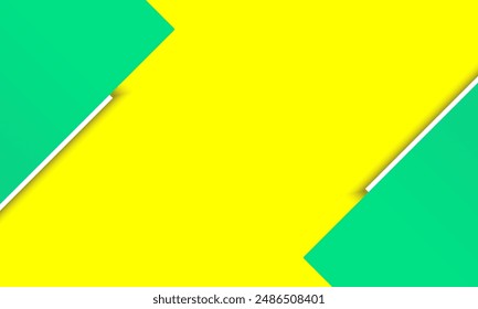 yellow gradient banner template with abstract geometric shape. paper color design. social media post banner template. Digital marketing background for Header, landing page, ads, invitation card

