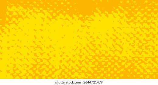 Fondo de textura grunge de patrón de color gradiente amarillo. Ilustración vectorial deportiva de estilo cómico de arte pop