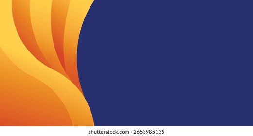 Yellow gradient colorful abstract background. Minimalist posters, cover, wall arts with colorful geometric shapes and liquid color. Modern wallpaper design for presentation and sale banner background