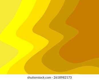 Yellow gradient colorful geometric abstract background and yellow wave pattern background. Yellow wave vector abstract background flat design stock illustration. Yellow Wave Background.