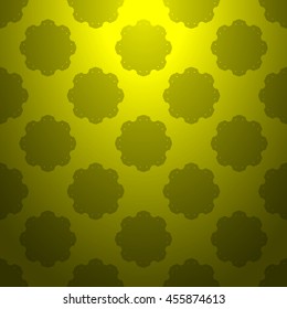 Yellow gradient colors striped textured, abstract geometric pattern background