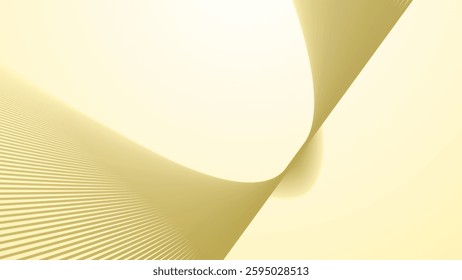 Yellow gradient with curve line abstract background for backdrop