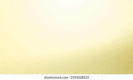 Yellow gradient with curve line abstract background for backdrop