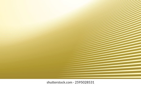 Yellow gradient with curve line abstract background for backdrop