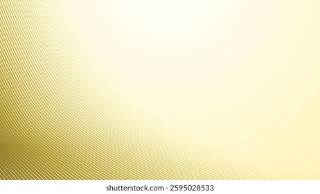 Yellow gradient with curve line abstract background for backdrop