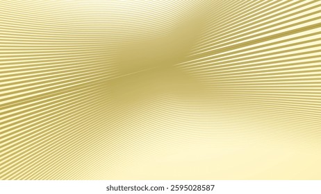 Yellow gradient with curve line abstract background for backdrop