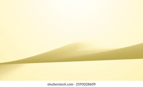 Yellow gradient with curve line abstract background for backdrop