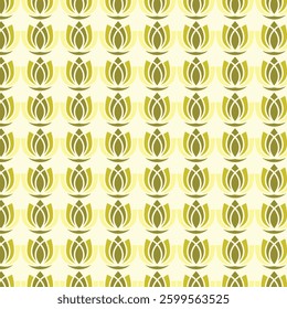 yellow gradient flower pattern Background pattern for wallpaper design, seamless